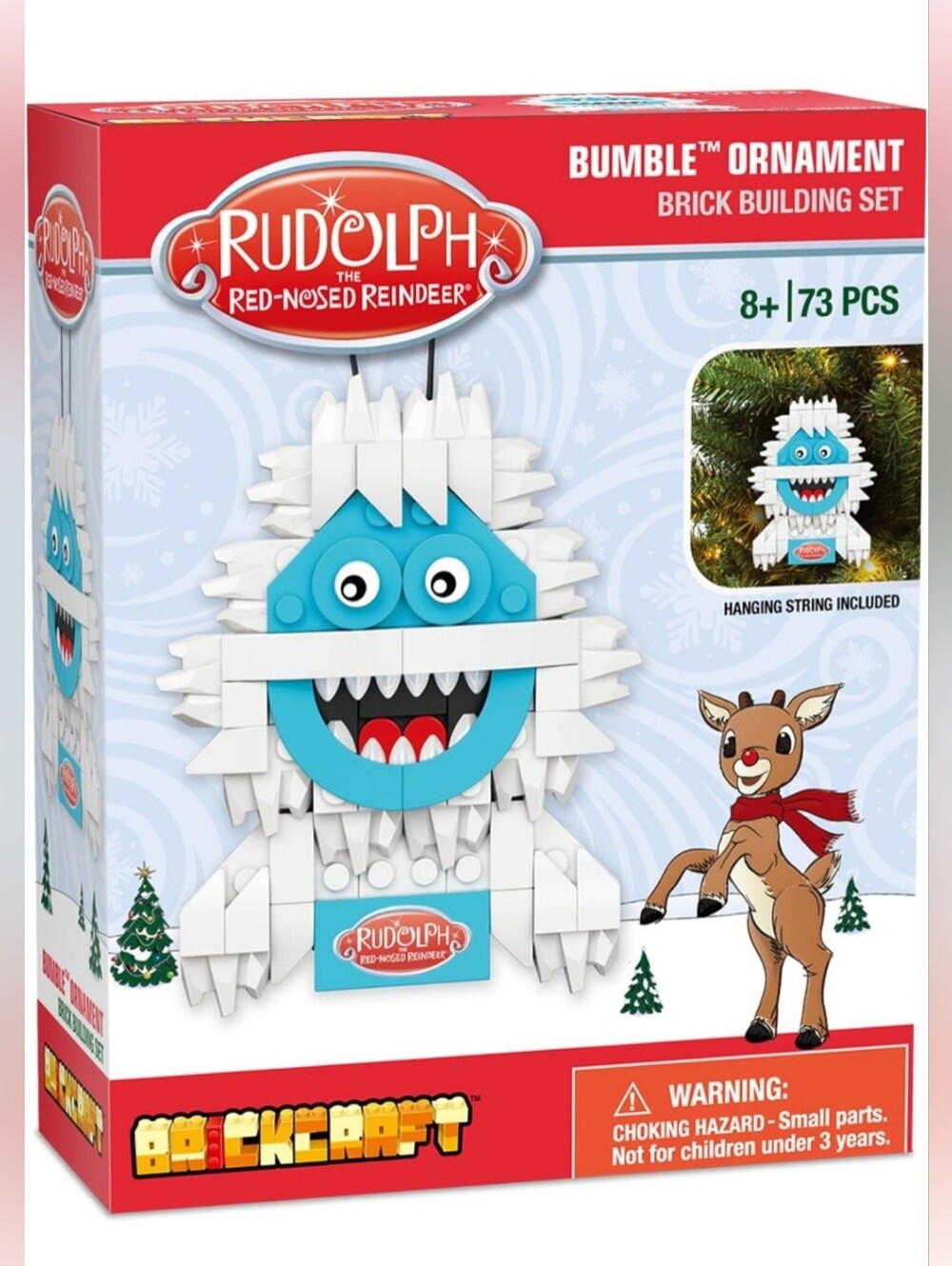Brickcraft Rudolph The Red-Nosed Reindeer Bumble Building Kit